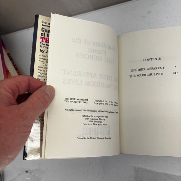 Guardians of the Flame : The Heroes by Joel Rosenberg 1987/1988 HCDJ BCE EUC - Picture 6 of 9